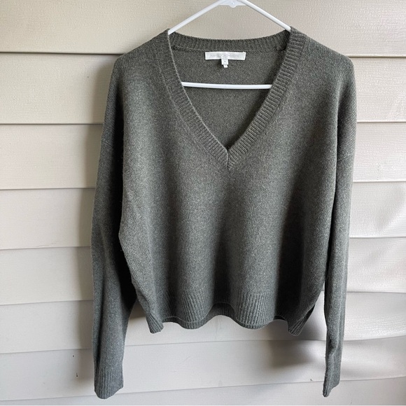 NakedCashmere Sweaters - NakedCashmere Gray V-Neck Sweater